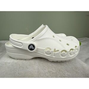 CROCS  BAYA CLOG K  Clogs Unisex kids WHITE  Size J3 New NWT